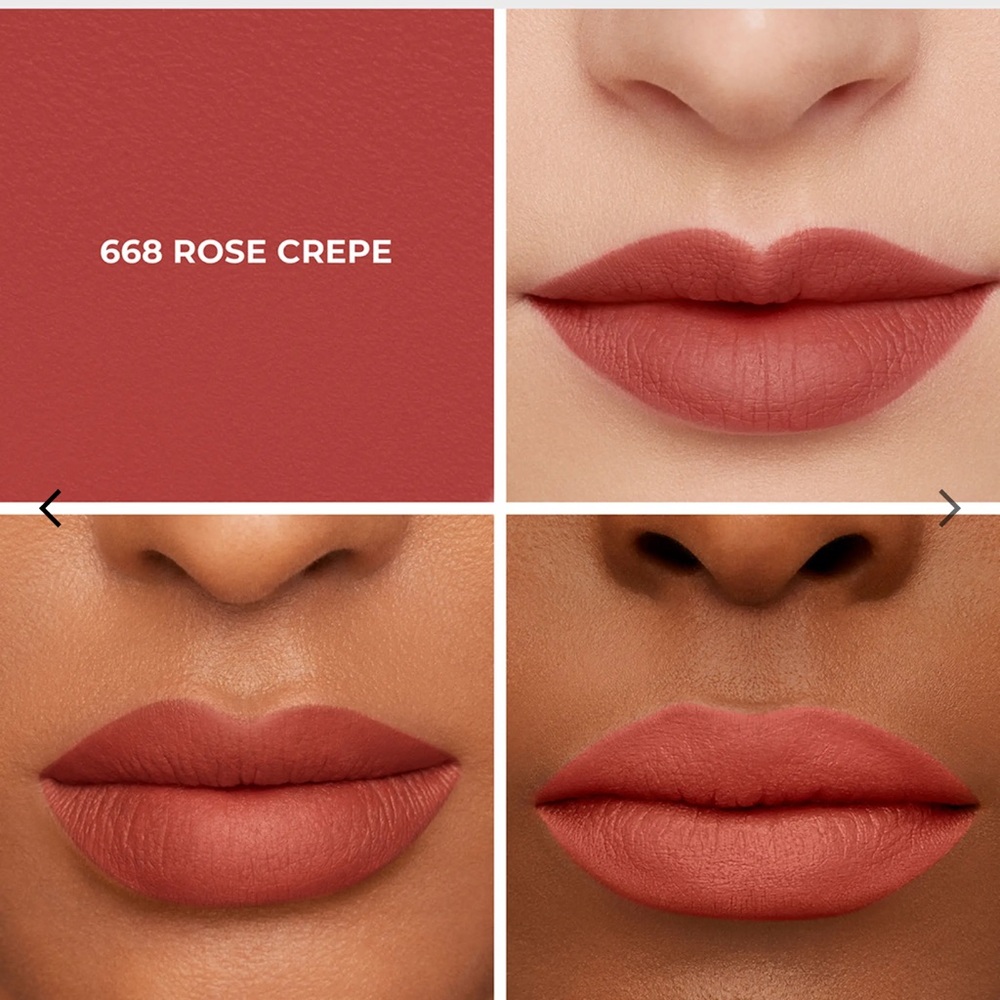NEW! LAURA MERCIER caviar smoothing matte lipstick in 668 rose crepe
